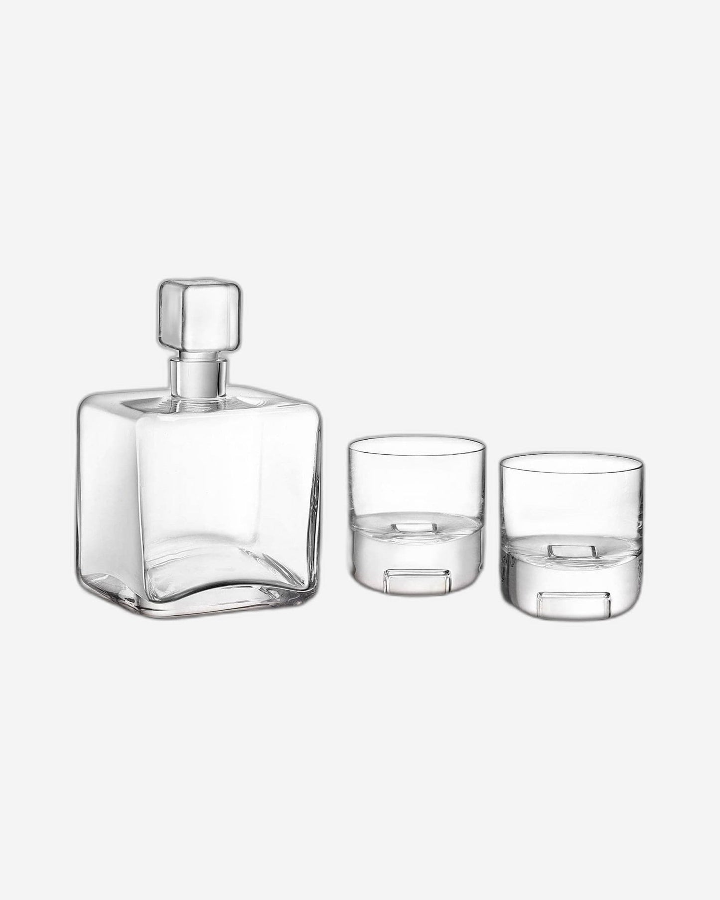 Lsa Cask Whisky Connoisseur Set Clear& Ash/Cork Tray