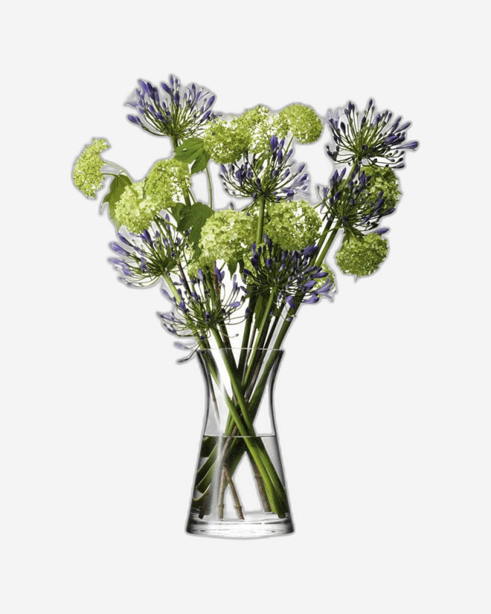 Lsa Flower Mixed Bouquet Vase Clear