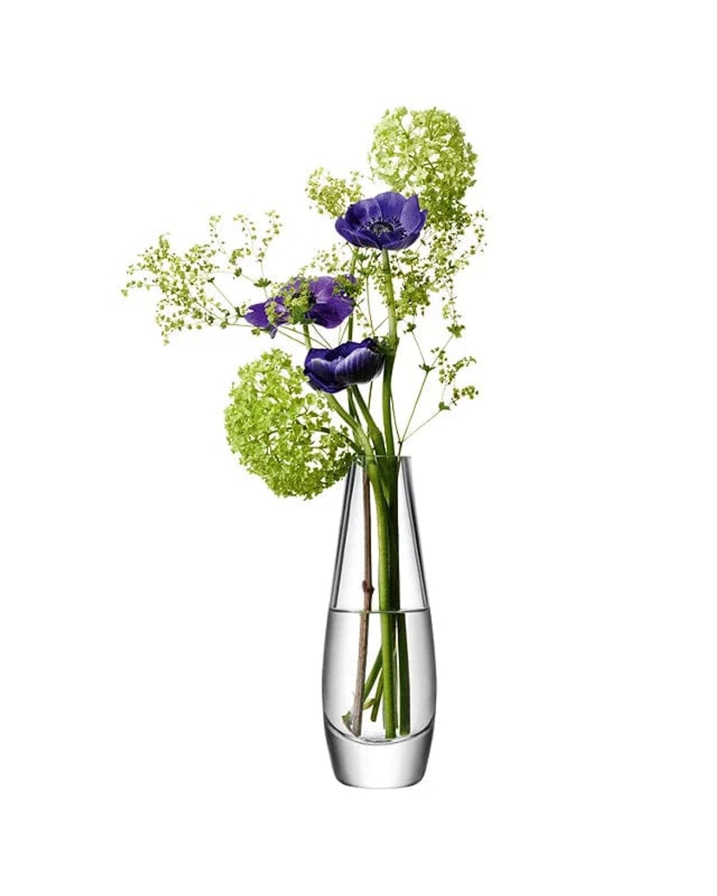 Lsa Flower Single Stem Vase Clear