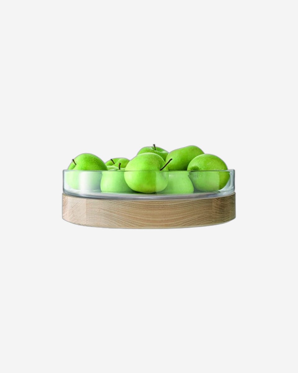 Lsa Lotta Bowl Clear& Ash Base