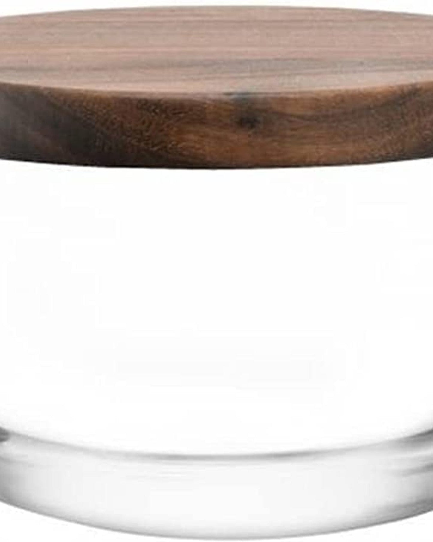 Lsa City Bowl & Walnut Lid Clear