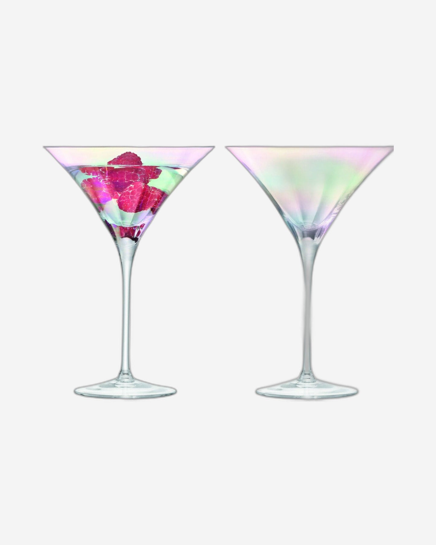 Pearl Cocktail Glass Mother of Pearl x 2