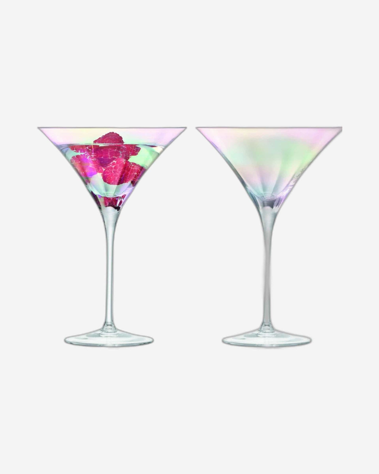 Pearl Cocktail Glass Mother of Pearl x 2