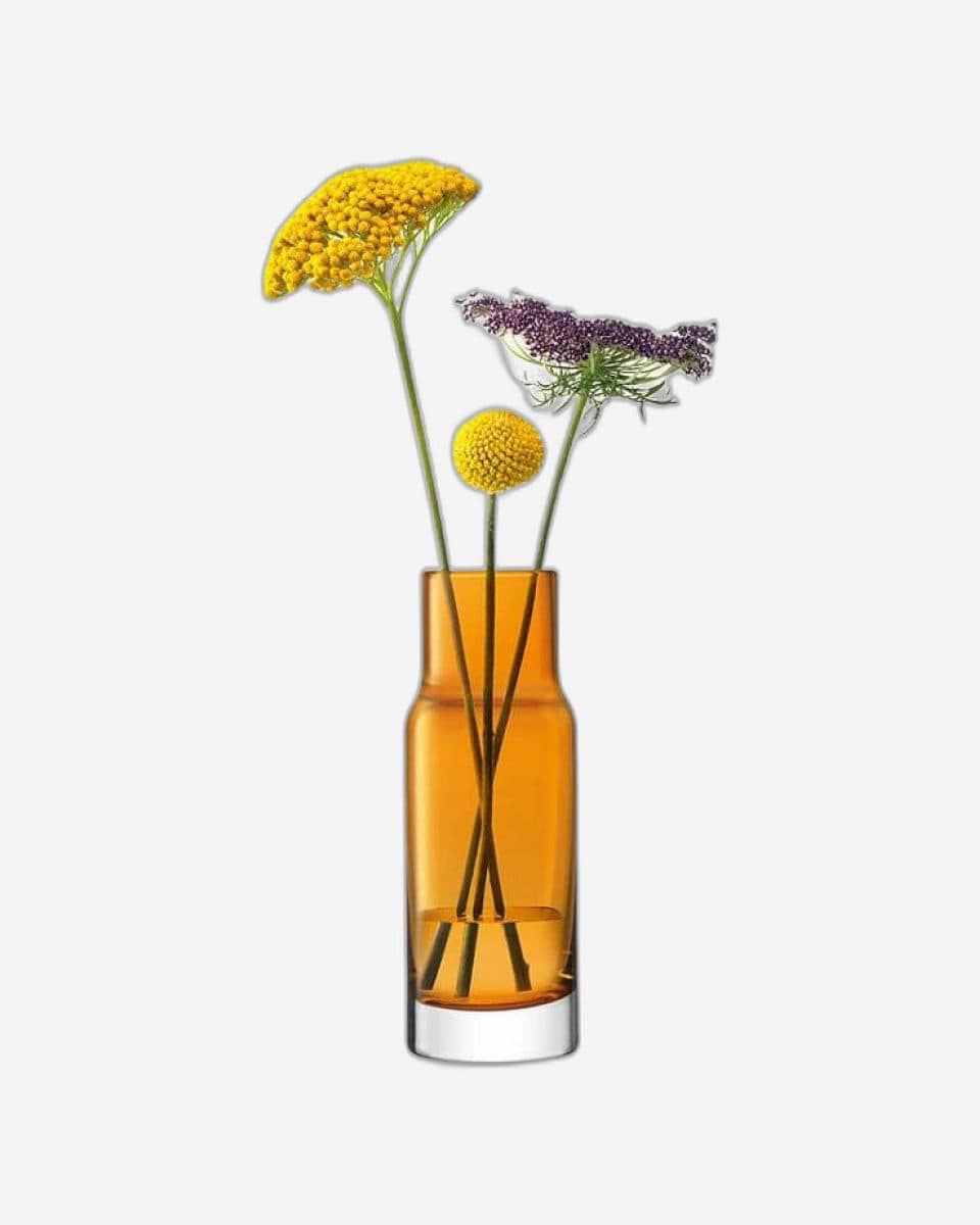 Utility Vase H19cm Amber