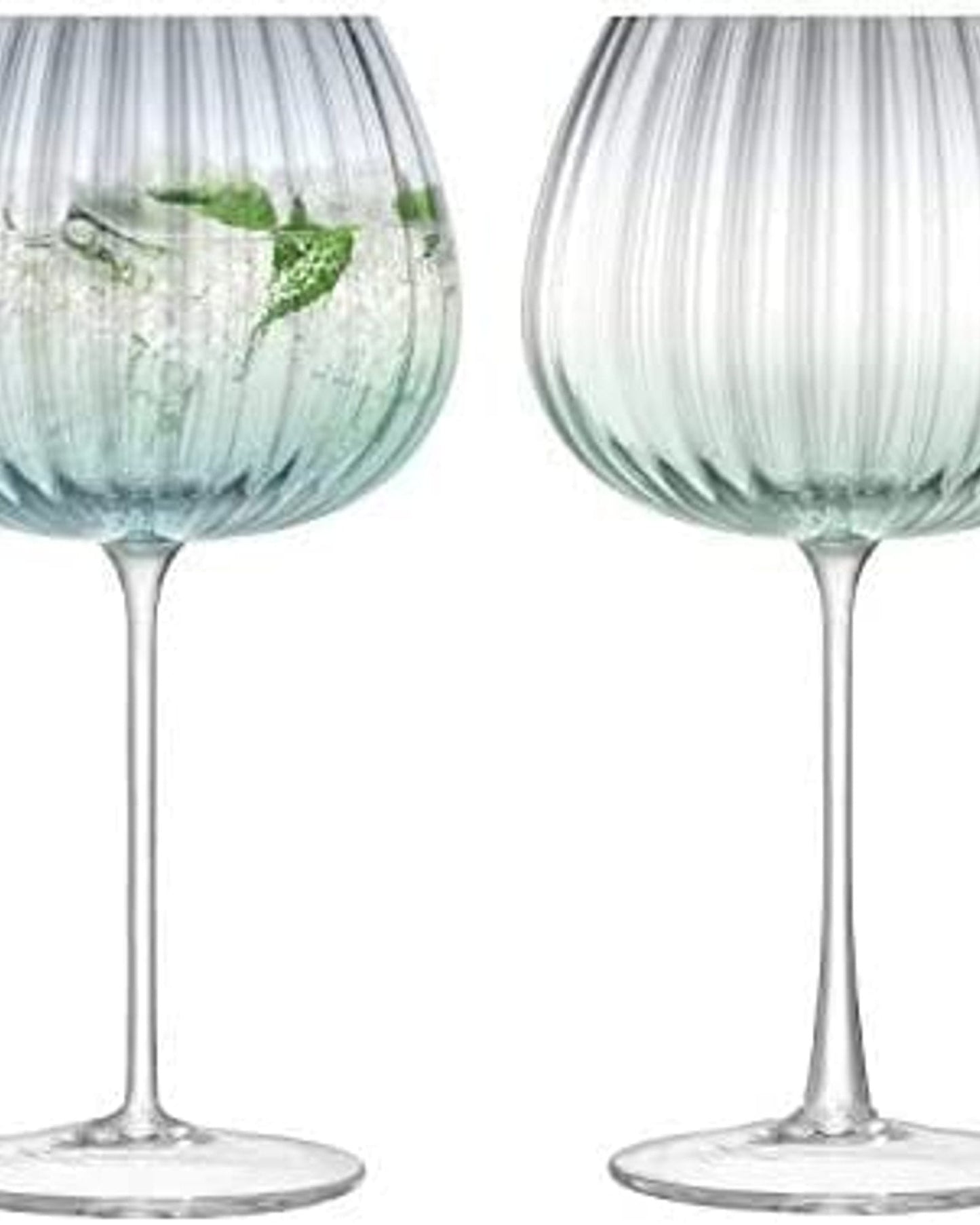 Lsa Dusk Balloon Goblet Green/Grey X 2