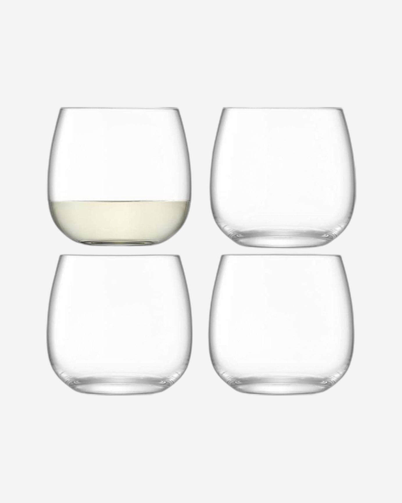 Borough Stemless Glass 370ml x 4