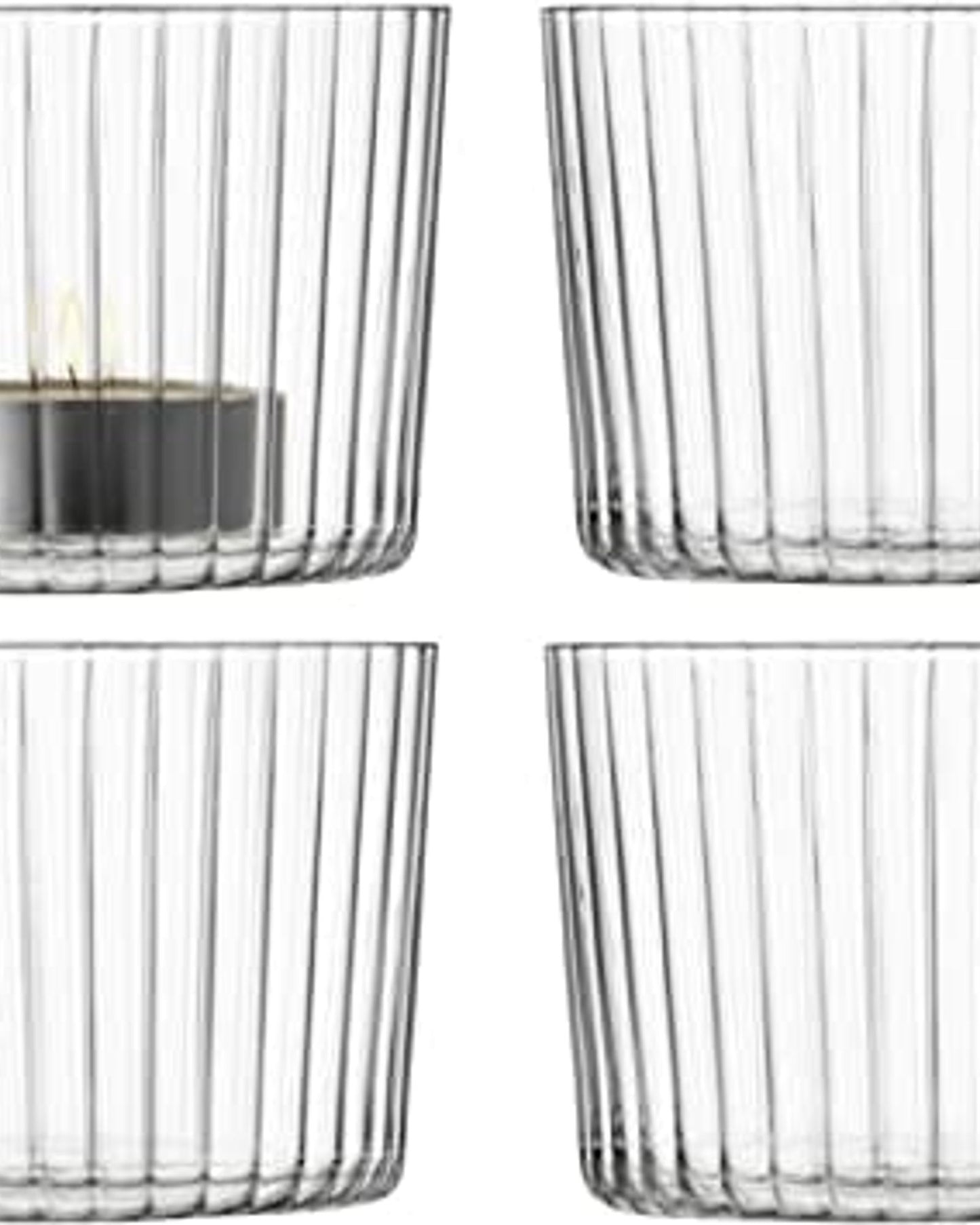 Lsa Gio Line Tealight Holder Clearx 4