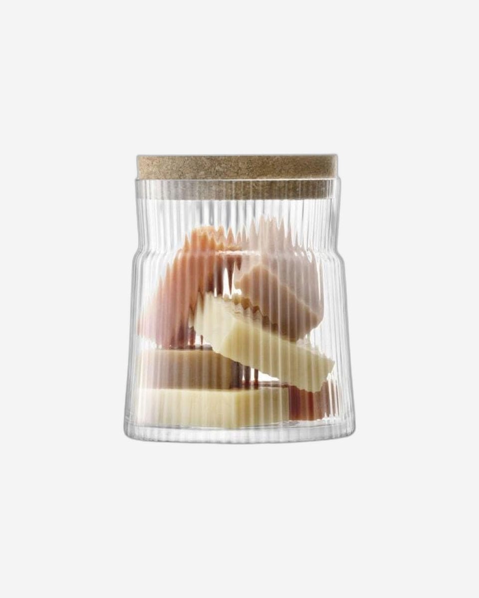 Lsa Gio Line Container & Cork Stopper Clear