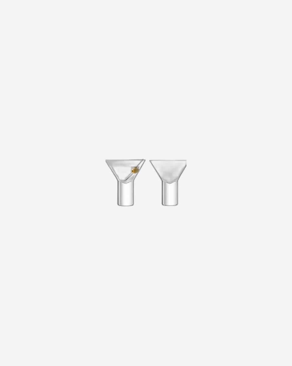 Vodka Cocktail Glass 240ml Clear x 2