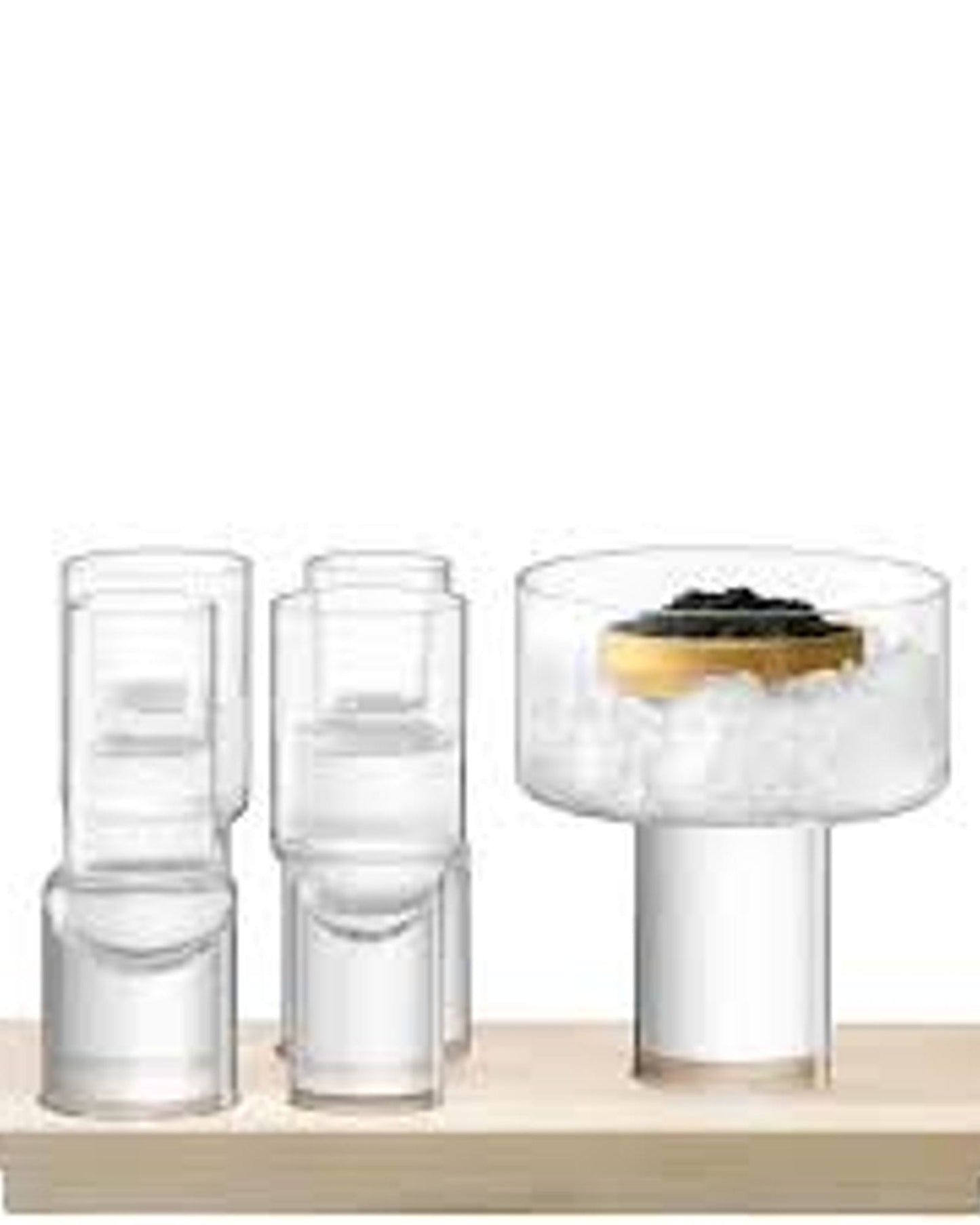 Vodka Serving Set L27cm Clear/Ash