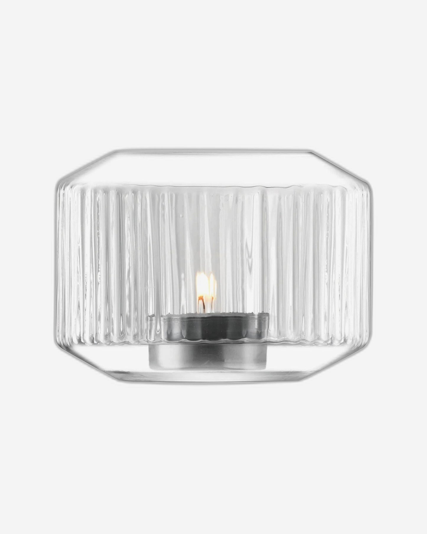 Rotunda Tealight Holder/Vase H7cm Clear