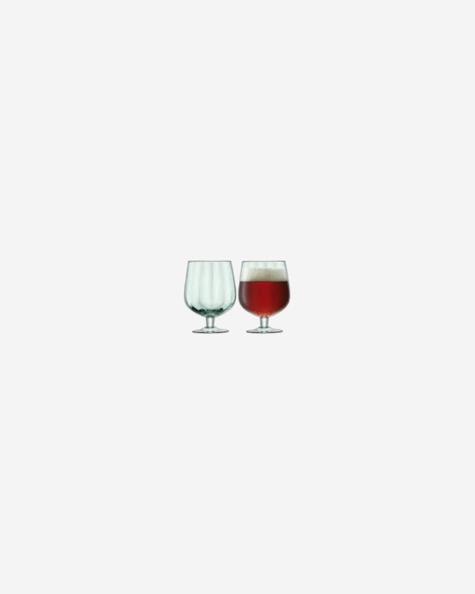 Lsa Mia Craft Beer Glass Recycled/Part Optic X 2