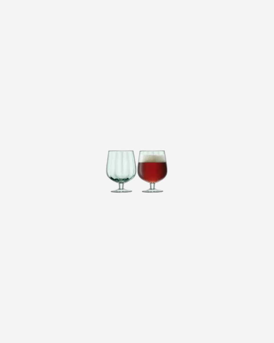 Lsa Mia Craft Beer Glass Recycled/Part Optic X 2
