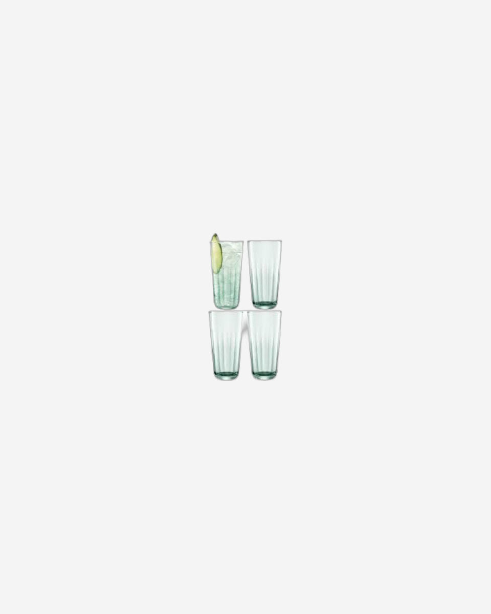 Lsa Mia Tall Highball Recycled/Part Optic X 4