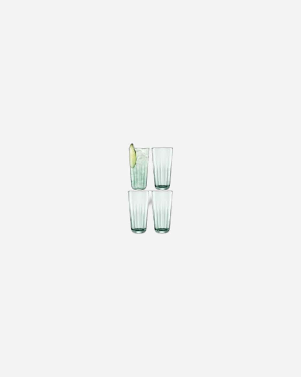 Lsa Mia Tall Highball Recycled/Part Optic X 4
