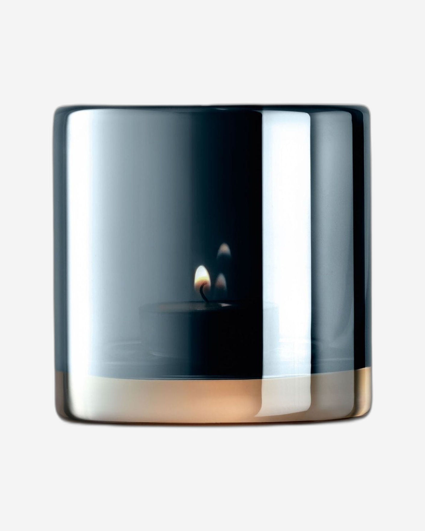 Lsa Epoque Tealight Holder Sapphire/Lustre