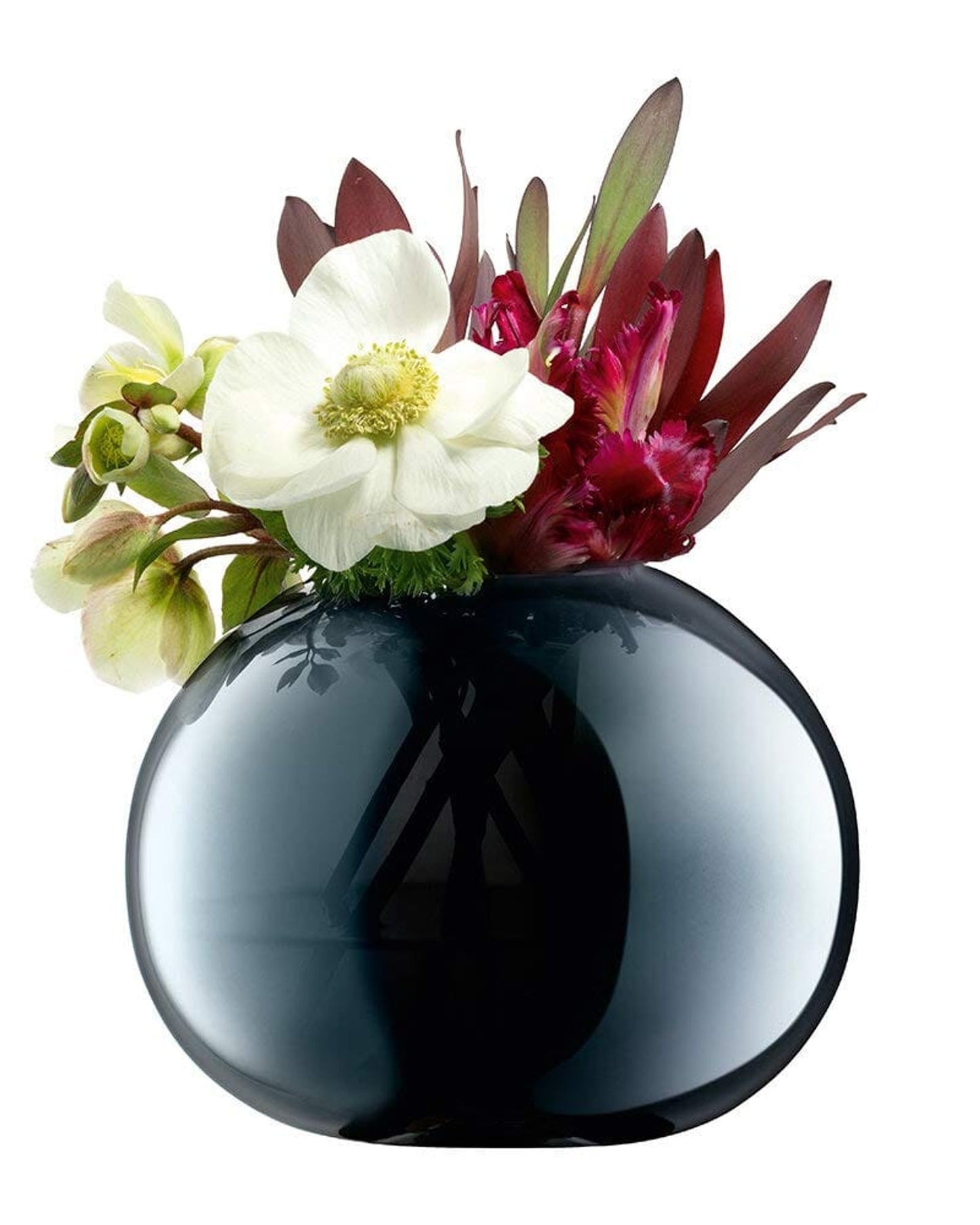 Lsa Epoque Vase Sapphire/Lustre