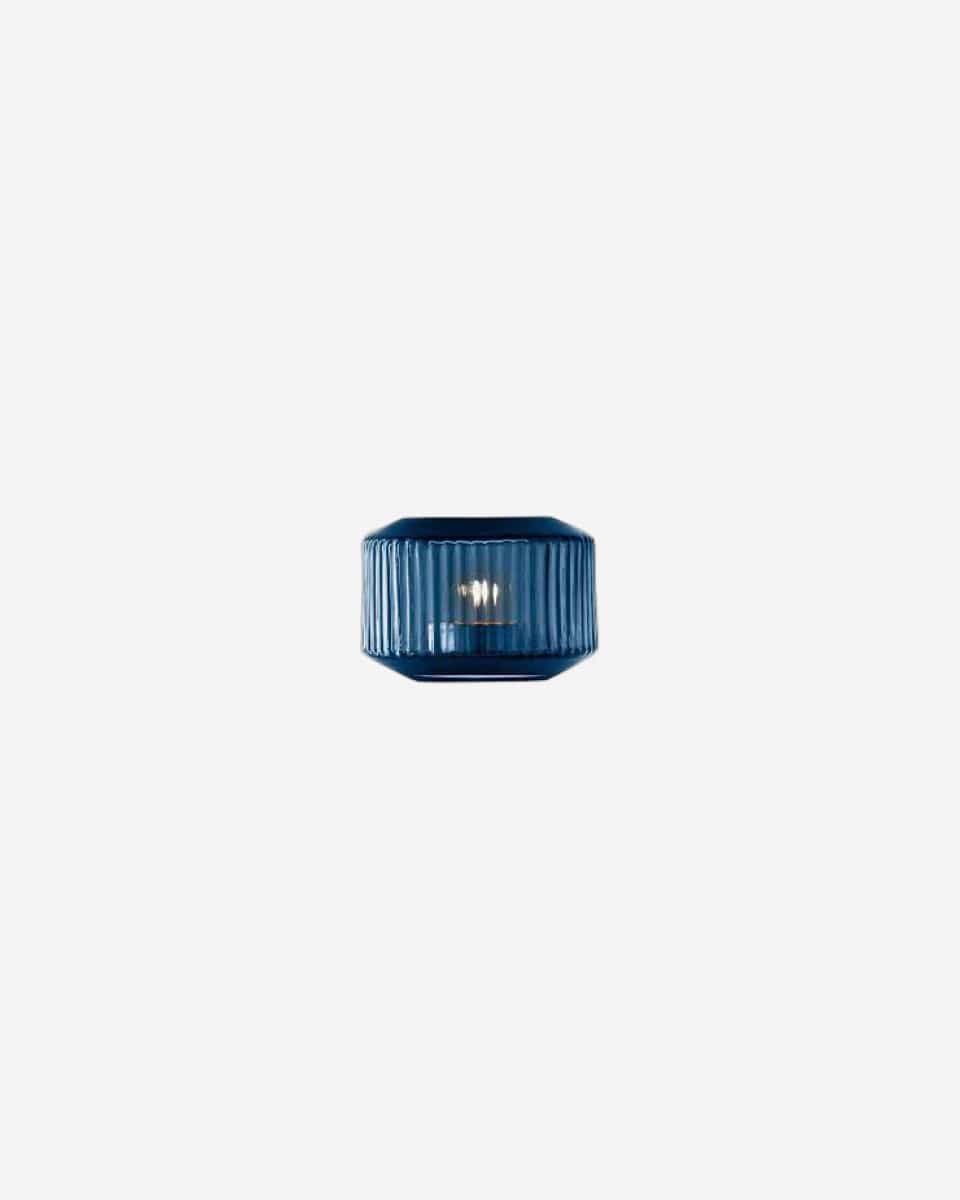 Rotunda Tealight Holder/Vase H7cm Sapphire