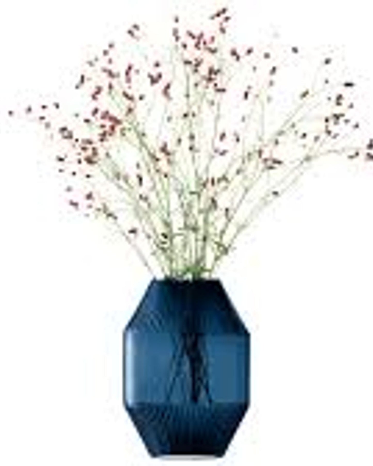 Rotunda Vase H37cm Sapphire