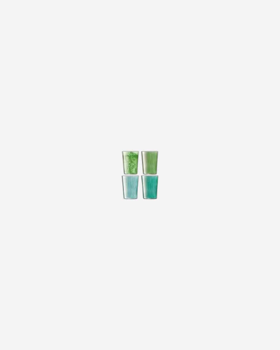 Lsa Gems Tumbler Assorted Jade X 4