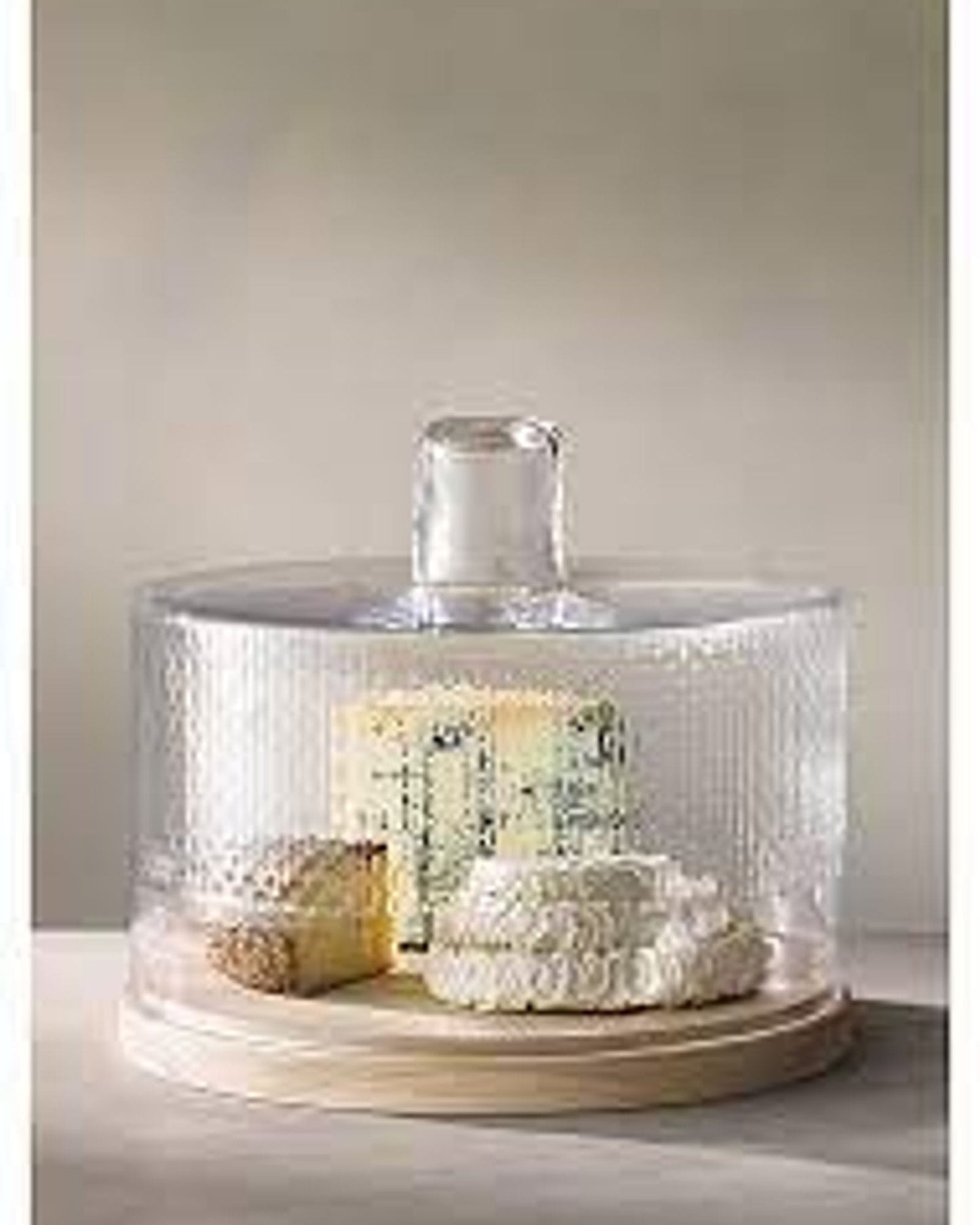 Wicker Dome & Ash Base Ø29cm/H24.5cm