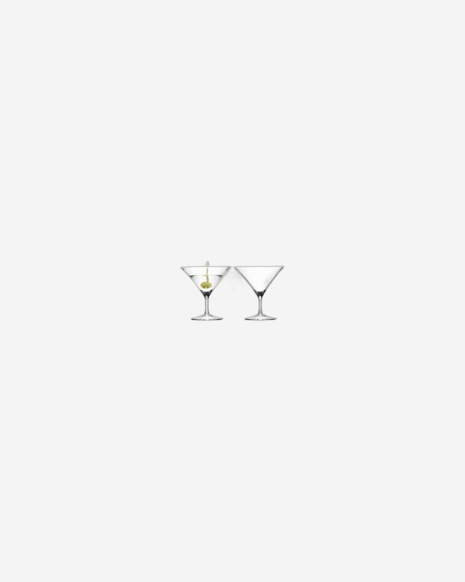 Lsa Bar Martini Glass Clear X 2