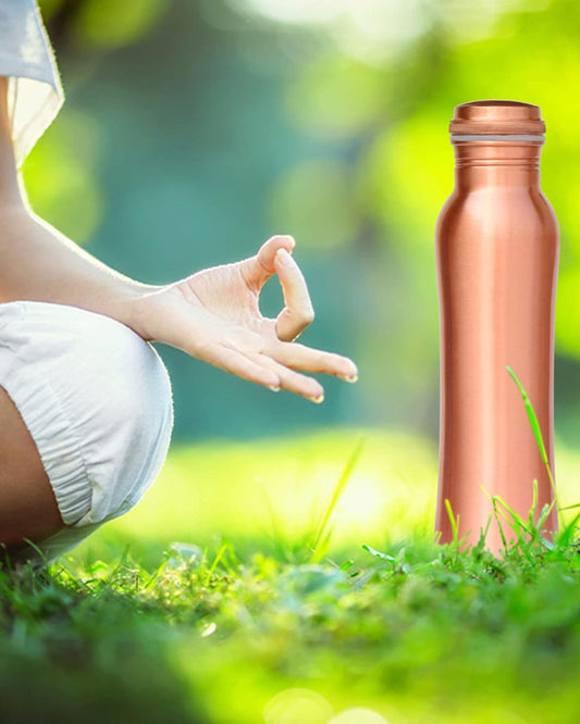 Milton Copperas 1000 Bottle, 950Ml, 100% Pure Copper, Bpa Free, Leak Proof, Office Bottle, Boosts Immunity, Supports Digestive & Liver Health, Ayurveda Inspired