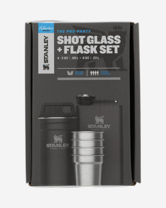 Stanley ADV Shot Glass & Flask Set Matt Black