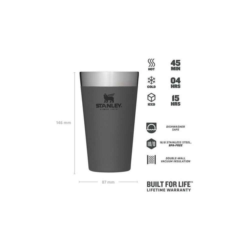Stanley ADV Vac Pint Charcoal EU