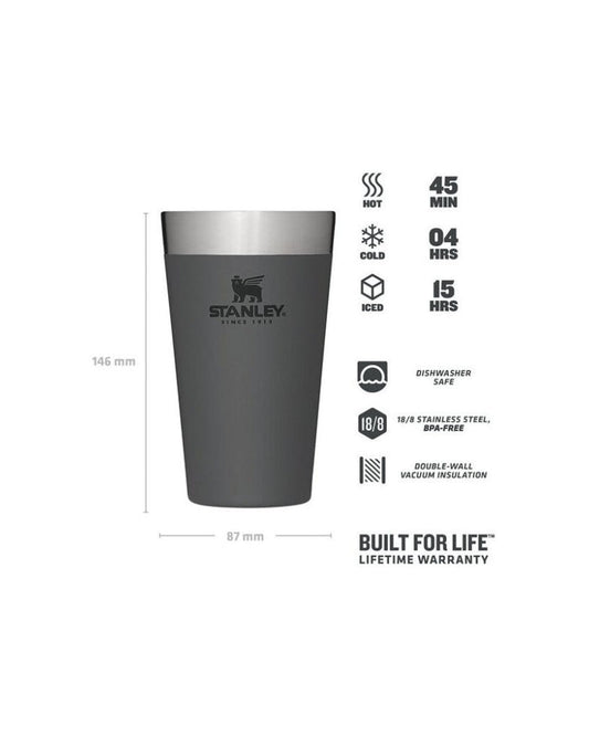 Stanley ADV Vac Pint Charcoal EU