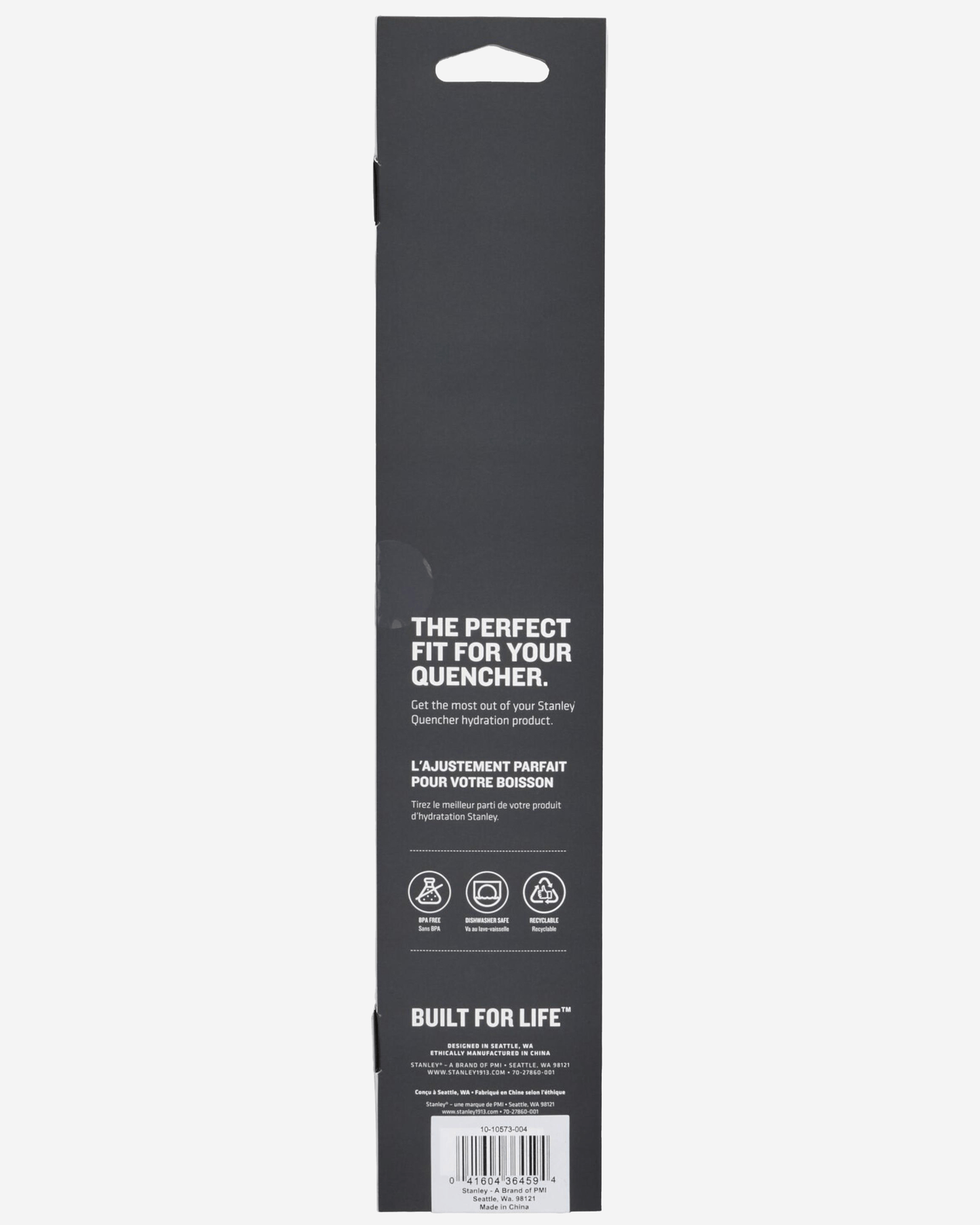 Stanley Quencher Tumbler Straws 40 oz Clear 4 Pack
