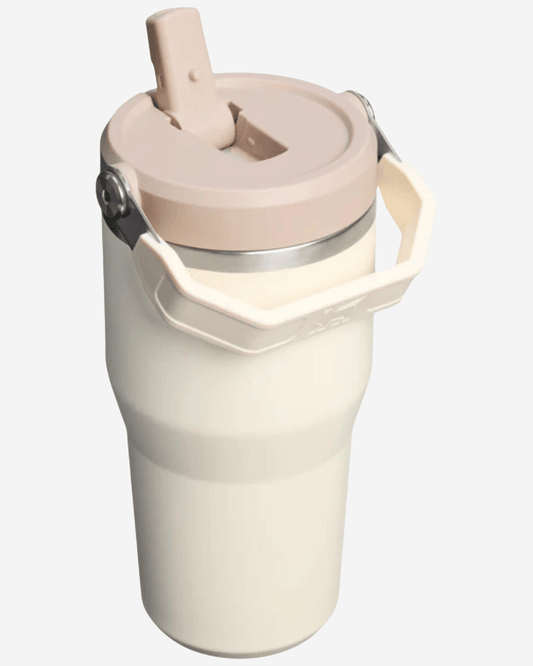 Stanley IceFlow GO Flip Straw Water Bottle 590 ml Cream