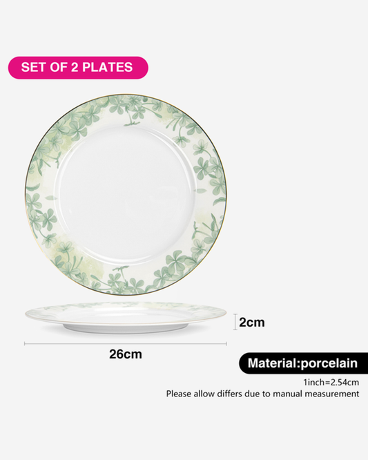 Fissman Fine Bone China Plates Summer Glint 26cm