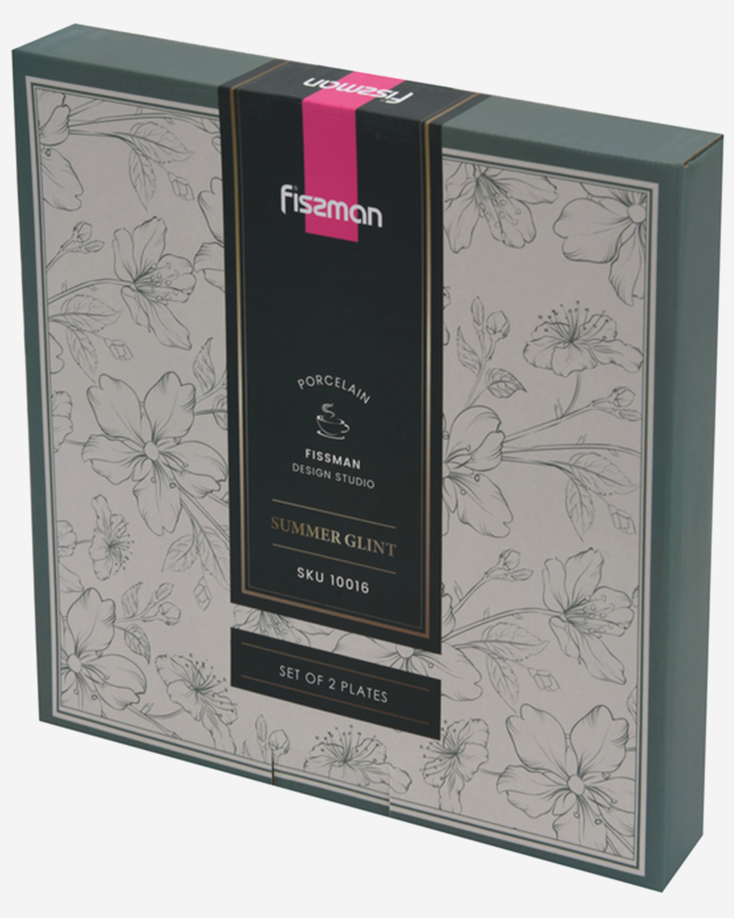 Fissman Fine Bone China Plates Summer Glint 26cm