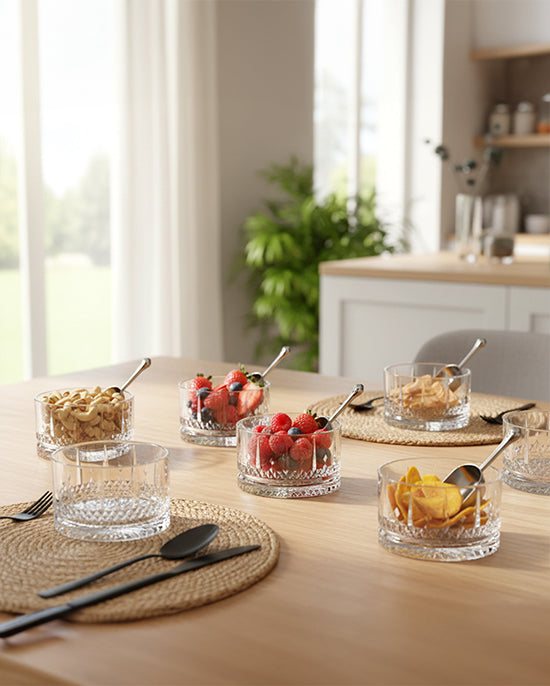 Cuisine Art Soda Lime Bowl Set 220ml 6Pc V2