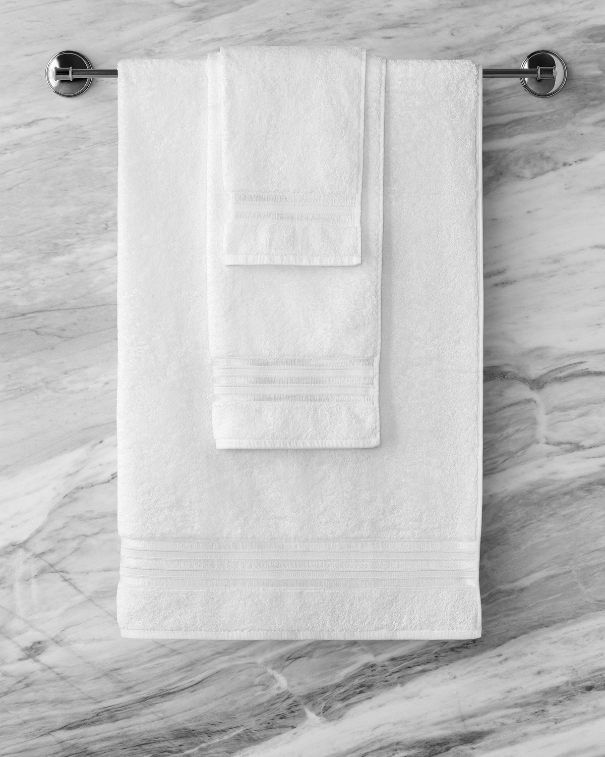 Togas Arcadia Bath Towel in White