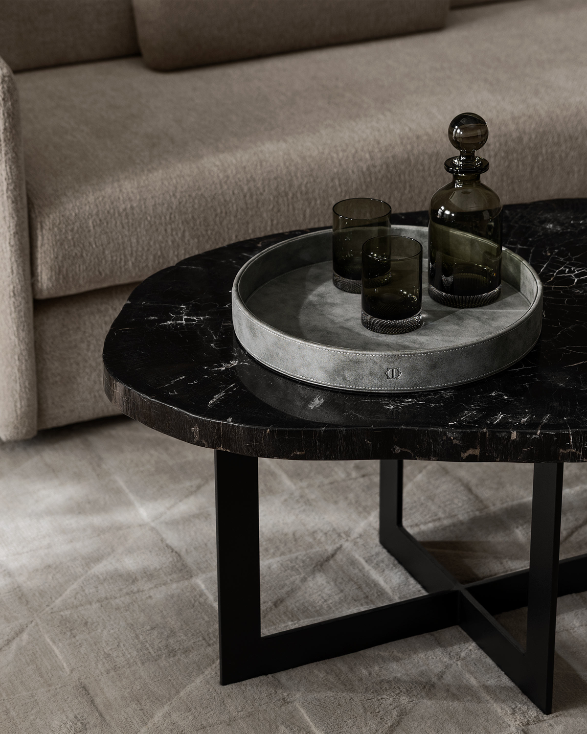 Togas Dunford Round Serving Tray