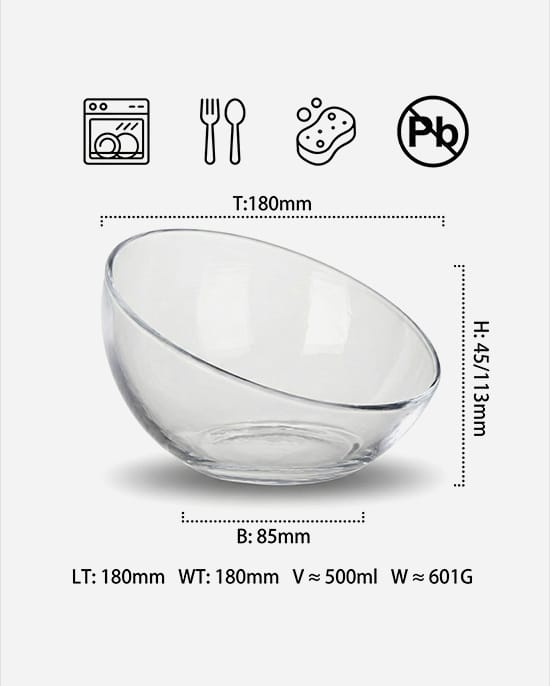 Cuisine Art Soda Lime Dessert Bowl Set 500ml 2Pc