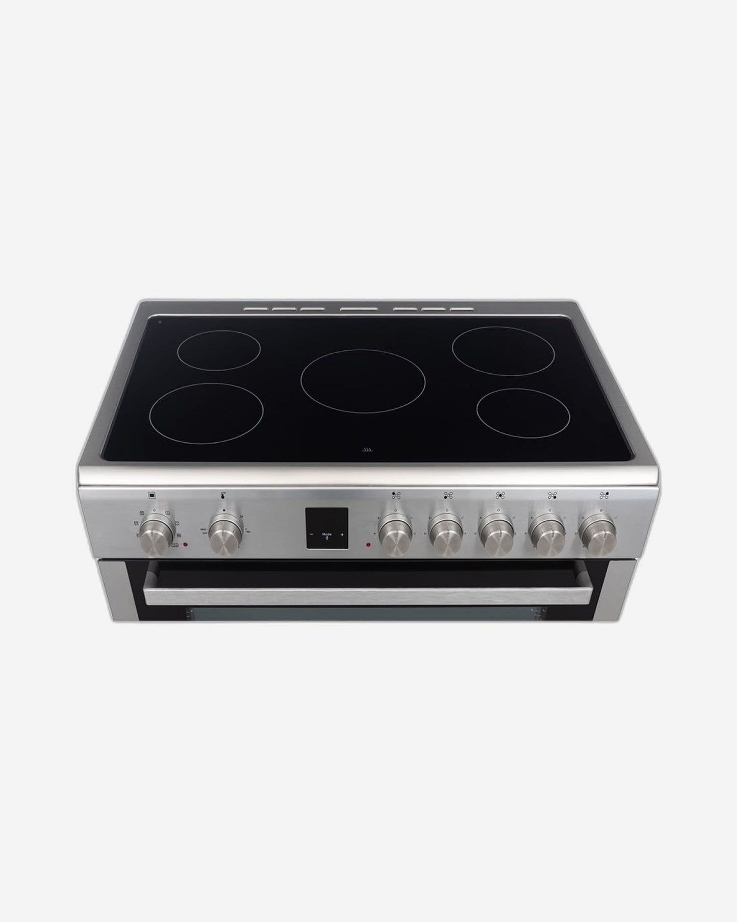 Hoover Freestanding Electric Ceramic Cooker, Grill, 90 × 60 cm, Steel – HVC-V95E-S (ESMA Certified)