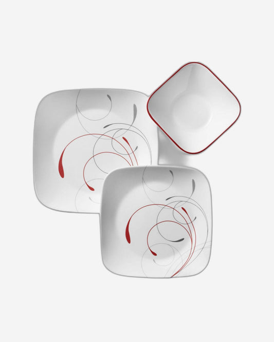 Corelle Dinnerware Set 18Pc Square Splendor