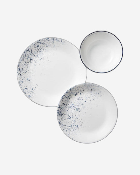 Corelle Dinnerware Set 18Pc Indigo Speckle