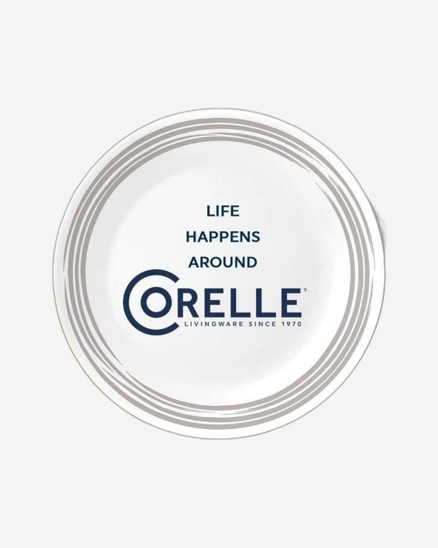 Corelle Dinnerware Set 16Pc Brushed Silver