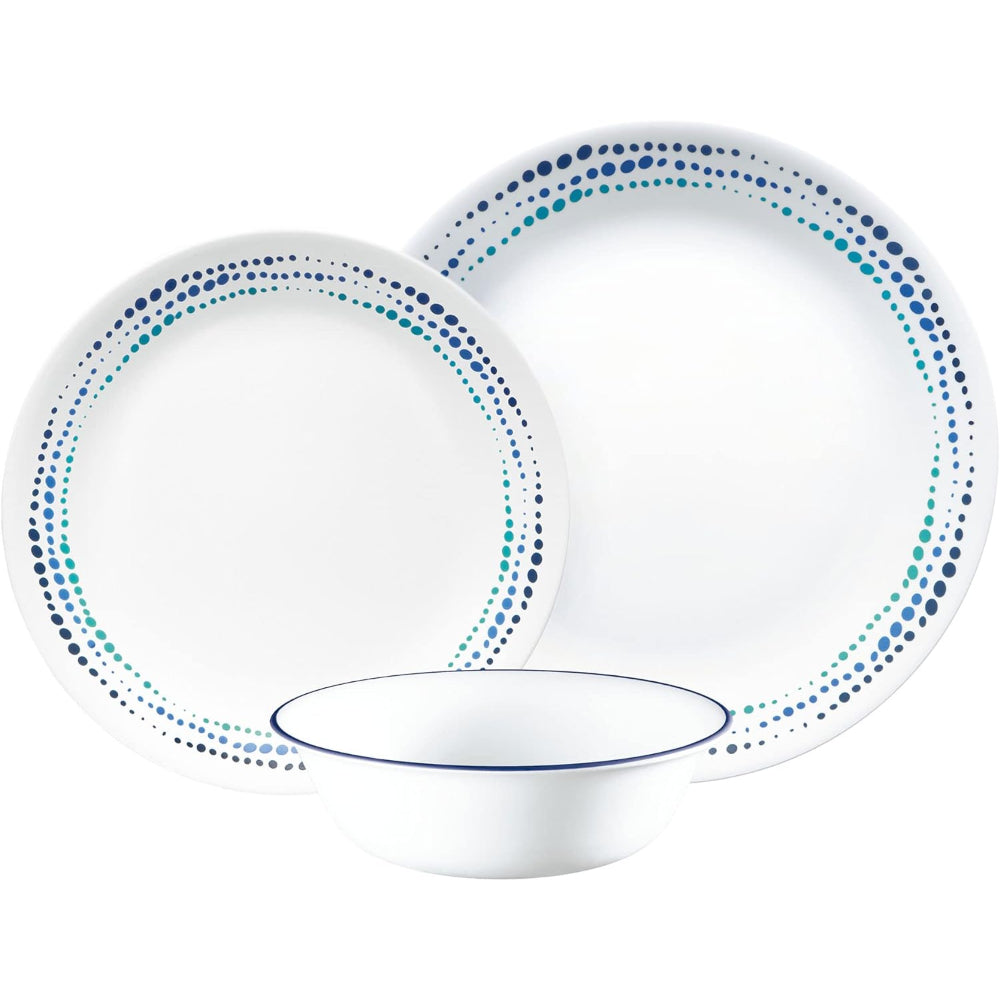 Corelle 12 PCS DINNER SET OCEAN BLUE