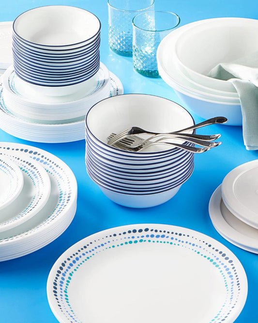 Corelle Dinnerware Set 12Pc Ocean Blue
