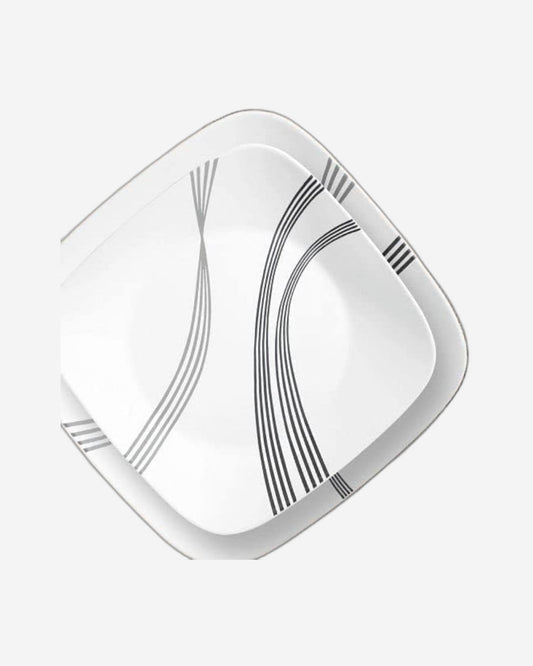 Corelle Dinnerware Set 16Pc Square Urban Arc