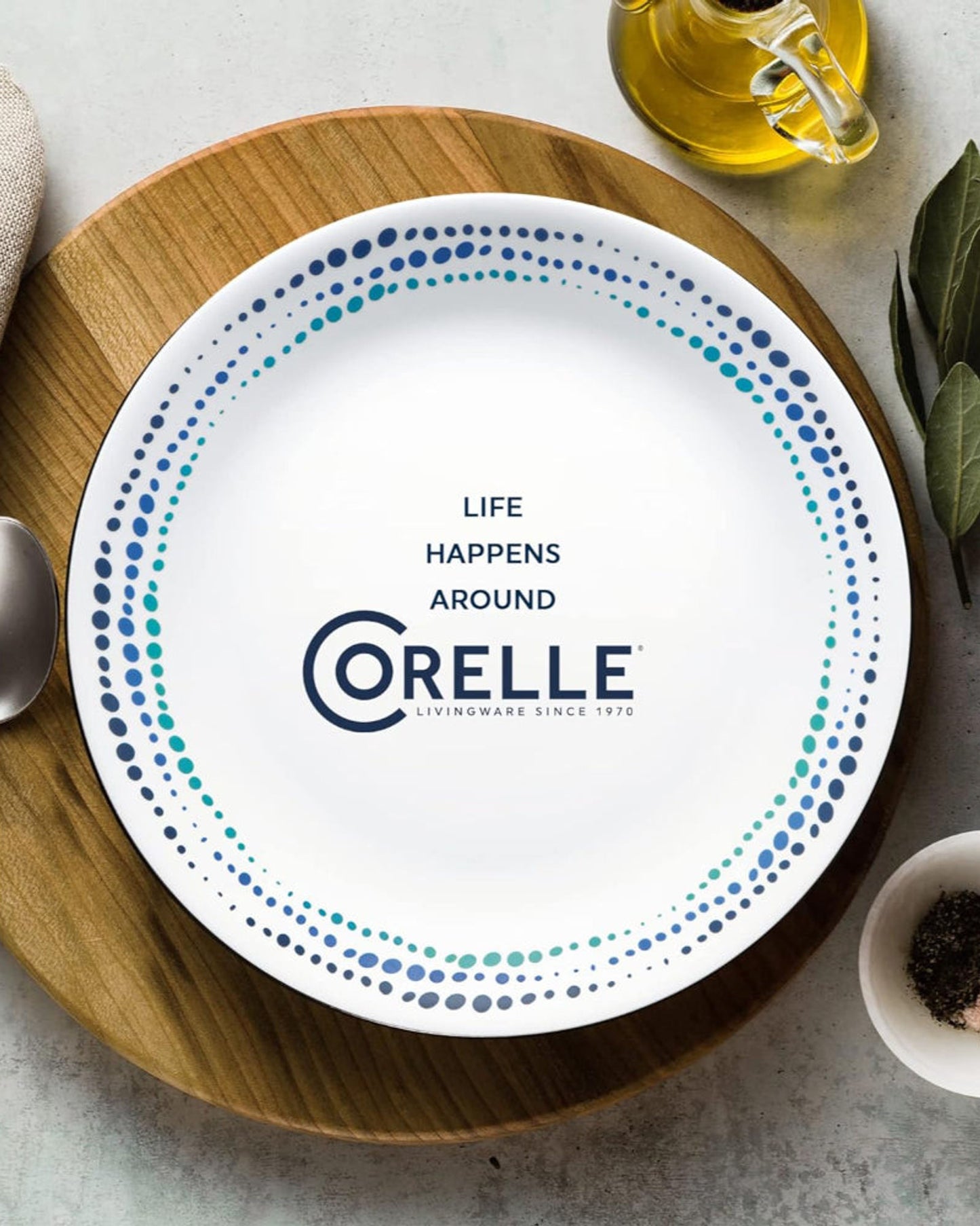 Corelle Dinnerware Set 16Pc Ocean Blue