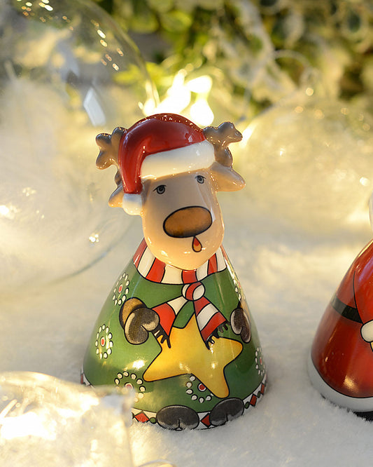 Egan Bell Christmas Reindeer Cm 6X9 - 120030