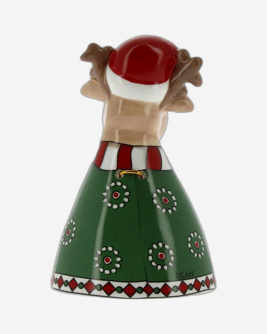 Egan Bell Christmas Reindeer Cm 10X15 - 120040