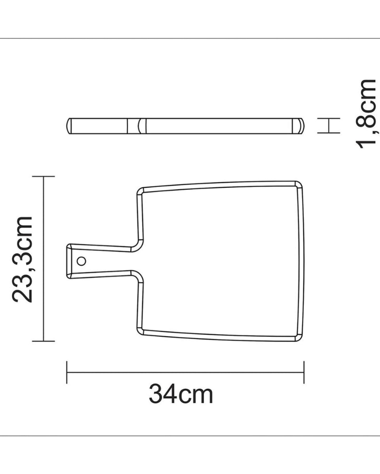 Tramontina FSC Tramontina Kitchen Board With Handle 34x23 cm