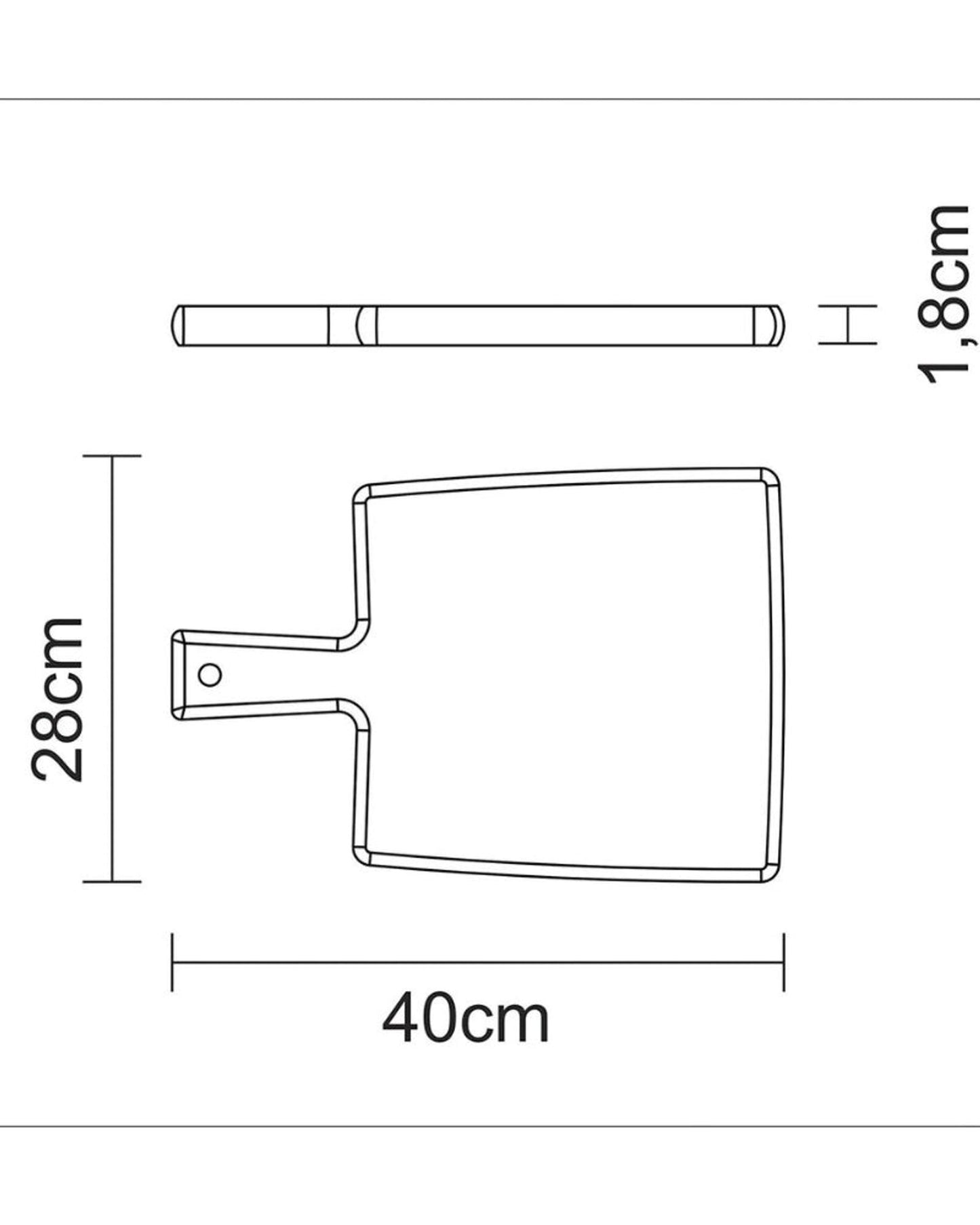 Tramontina Kitchen Board with Handle 40x28 cm